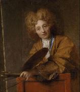 Jean-Baptiste Santerre Self portrait oil